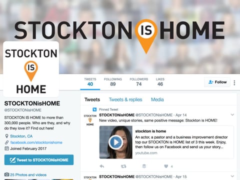 Stockton is Home / Twitter / Screenshot